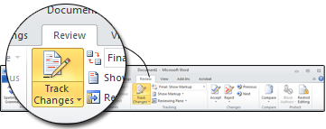 Track Changes is a great feature of Microsoft Word